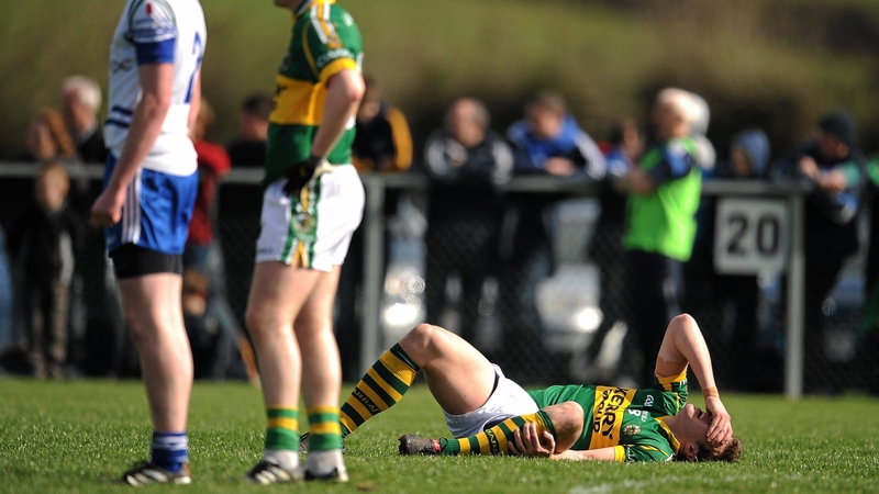 David Moran suffering a cruciate ligament injury in 2011