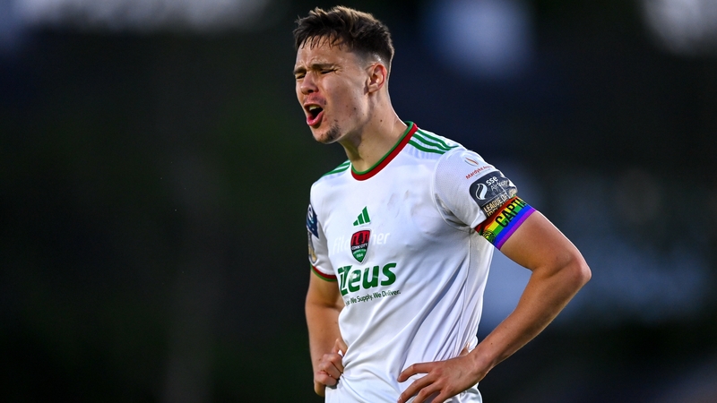 Cork City skipper Cian Coleman shows his frustration