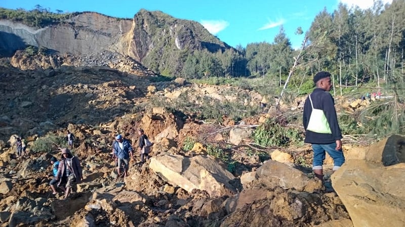 The disaster struck an isolated part of Enga province around 3am Friday (local time)