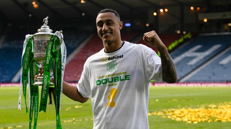 Adam Idah was the hero as Celtic completed a double at Hampden Park