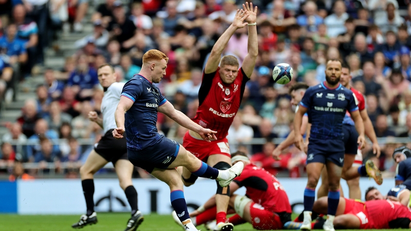 Ciaran Frawley's late drop-goal attempt slipped agonisingly wide