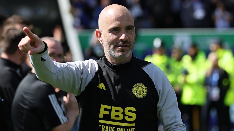 Leicester City manager Enzo Maresca