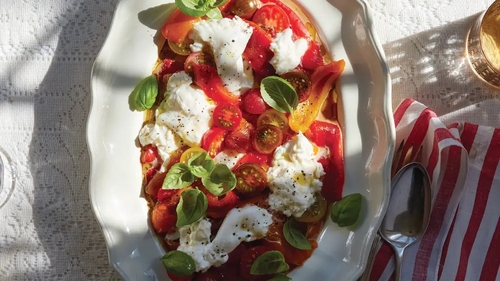 Burrata caprese salad from Open Wide (Johnny Miller/PA)