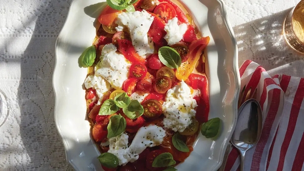 Burrata caprese salad from Open Wide (Johnny Miller/PA)