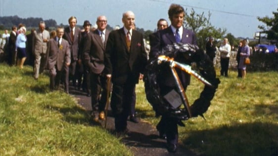 The annual Fianna Fáil Wolfe Tone Commemoration in Bodenstown, County Kildare, 1974.