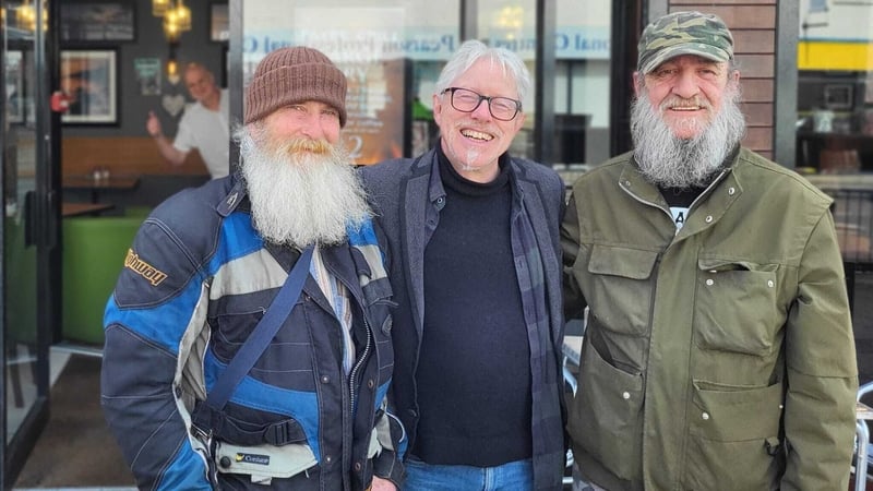 Tom Campbell, Vincent Woods and Julian Quigley in Ballymena