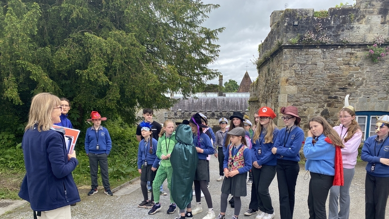 Students taking part in the Blackwater Valley Opera Festival's Discover Opera programme in Co Waterford