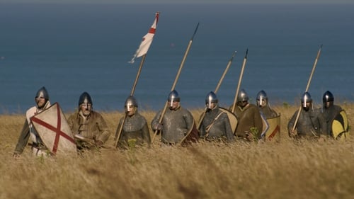 The Anglo-Normans: coming over here with their English Common Law, gothic architecture, St George pageants and Norman French. Photo: RTÉ still from Invasion: The Normans documentary series