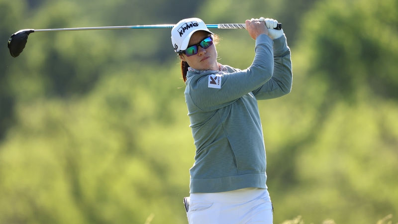 Leona Maguire in action on day one as she sits in a tie for 35th after the opening round