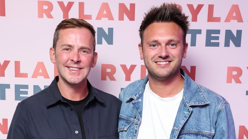 (L-R) Scott Mills and Sam Vaughan (pictured in London in September 2022) - "We are looking forward to spending the rest of our lives together"