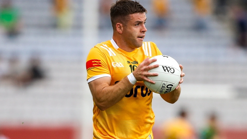 Patrick McBride was in fine scoring form for Antrim