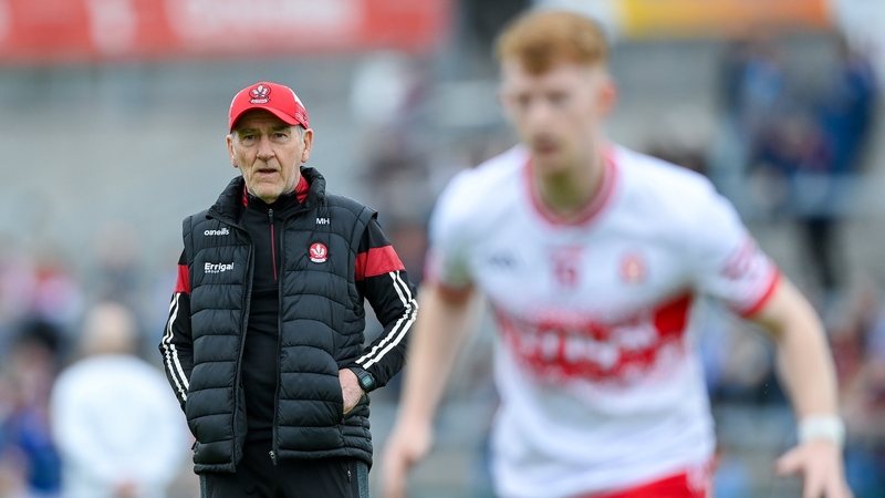 Derry manager Mickey Harte