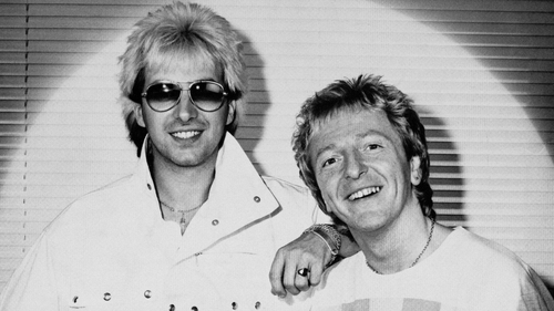 Black Lace - Colin Gibb (left) and bandmate Alan Barton (right) had a big hit with Agadoo in 1984