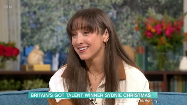 Sydnie Christmas - "I'm so ready to just throw myself into whatever opportunity is there for me that will have me" Screengrab: This Morning/ITV