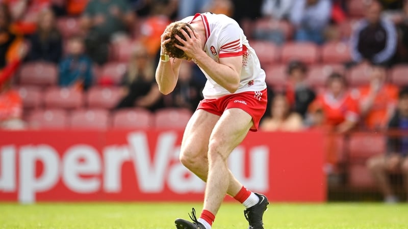 Lachlann Murray reacts to missed chance