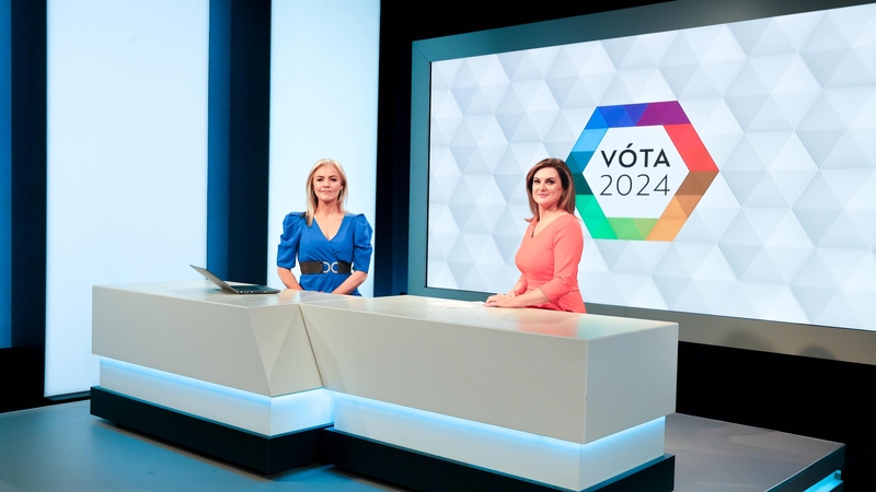 TG4 VÓTA 2024- Siún Nic Gearailt agus Eimear Ní Chonaola [Pic: Martina Regan]