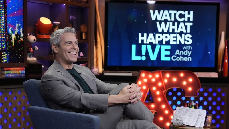 Andy Cohen: "It's fascinating to me, the idea that you could say something and everything would be pulled away from you..."