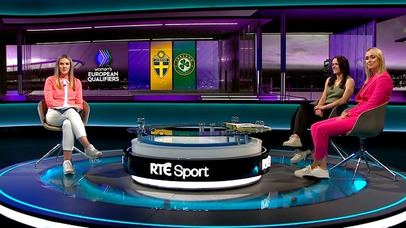 Marie Crowe, Aine O'Gorman and Stephanie Roche reflected on Ireland's late loss