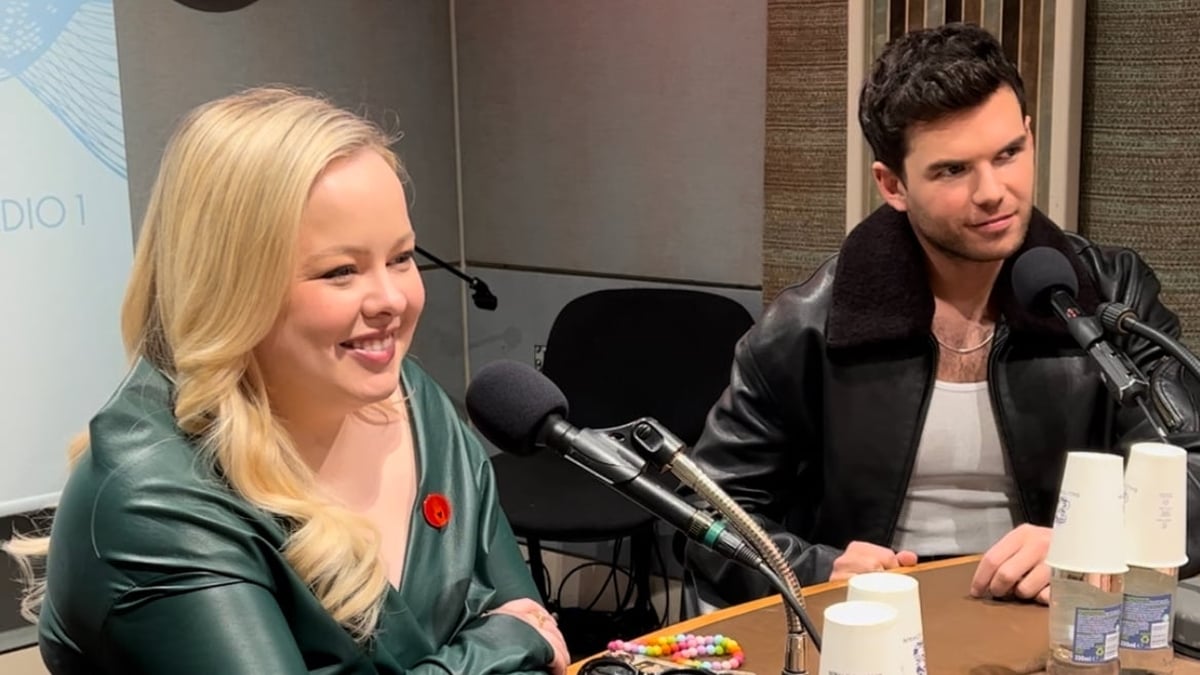 Bridgerton stars Nicola Coughlan and Luke Newton