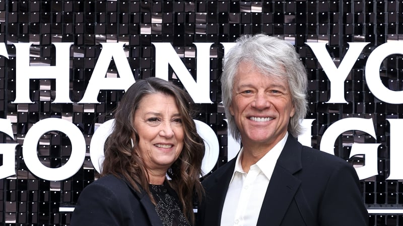 Jon Bon Jovi with his wife Dorothea Hurley
