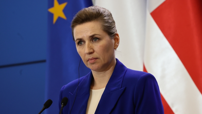 Mette Frederiksen suffered a neck injury following the attack