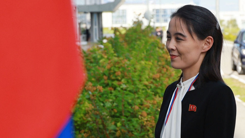 Kim Yo Jong, sister of North Korean leader Kim Jong Un, warned of a 'very dangerous situation' (file photo)