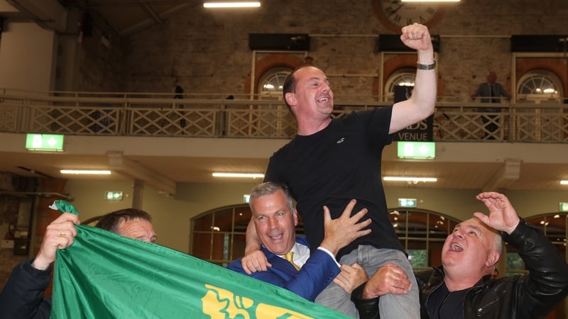 Cllr Gavin Pepper (held aloft) is accused of making a threatening phone call to a fellow councillor