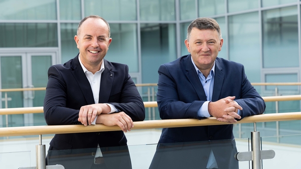 Paul O'Connell, Quintas Managing Partner, and Derry Crowley, Xeinadin Group CEO.