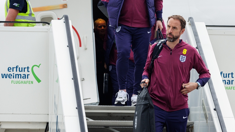 Gareth Southgate lands in Germany ahead of Euro 2024