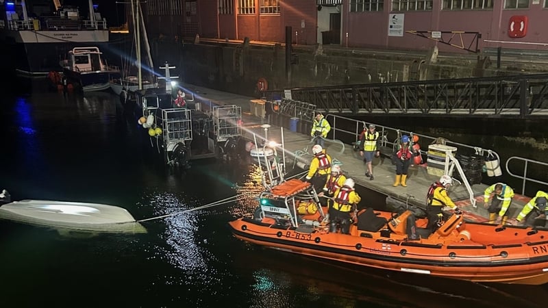 The lifeboat crew towed the boat back to Galway Docks so that it would not be a hazard to other boats or water users