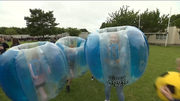 It's zorbing time for Molly!
