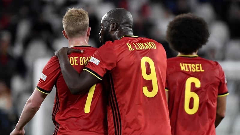 From left: Kevin De Bruyne, Romelu Lukaku and Axel Witsel remain from Belgium Golden Generation
