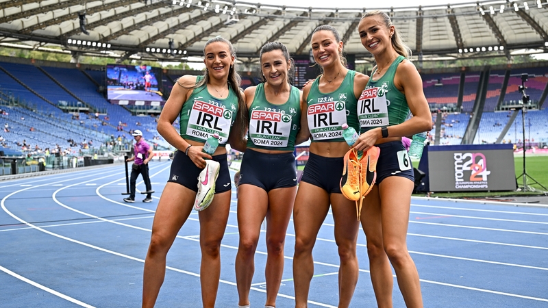 The Irish quartet after making the final