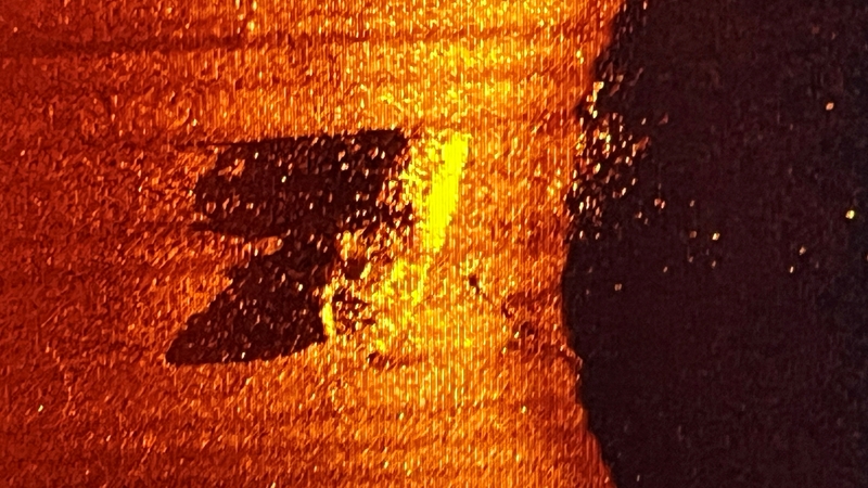 Sonar imagary shows the wreck of Quest, Ernest Shackleton's last expedition ship