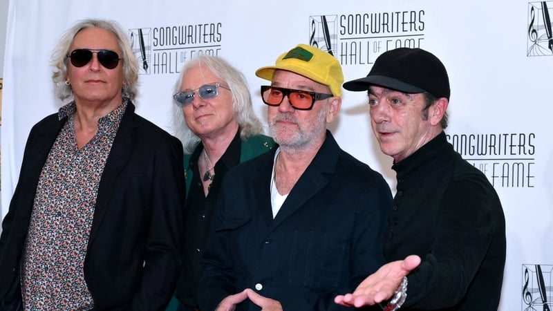 R.E.M. pictured last year