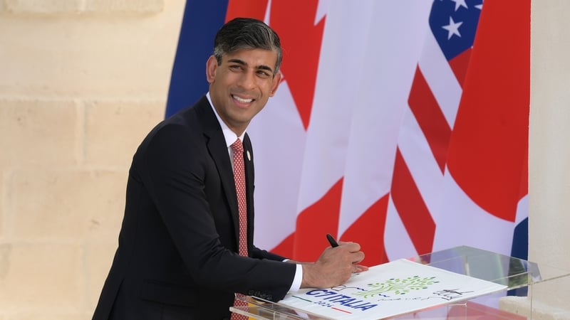 Rishi Sunak said the choice between the Tories and Labour will 'crystallise for people between now and polling day'