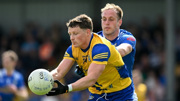 Conor Cox (front) hit four points for Roscommon