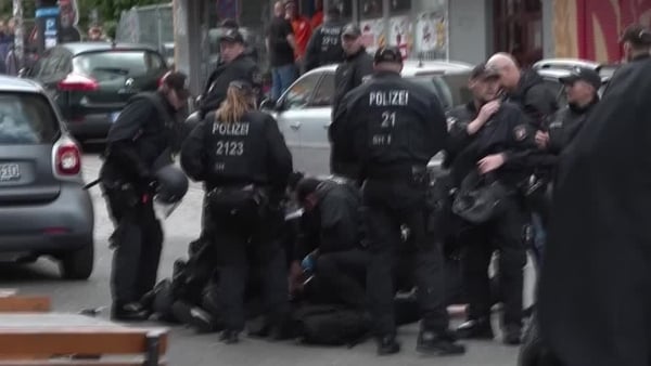 Hamburg police confirmed officers had shot an individual who was receiving medical treatment