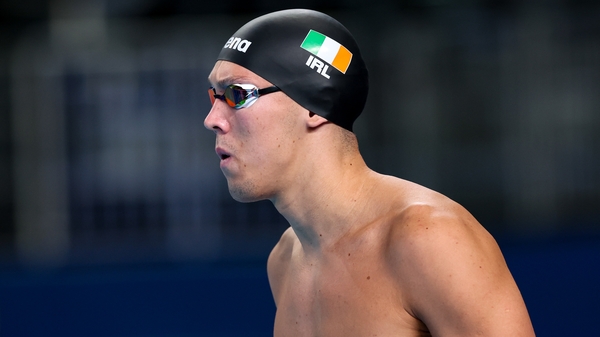 Darragh Greene was the seventh fastest qualifier for the men's 100m breaststroke final