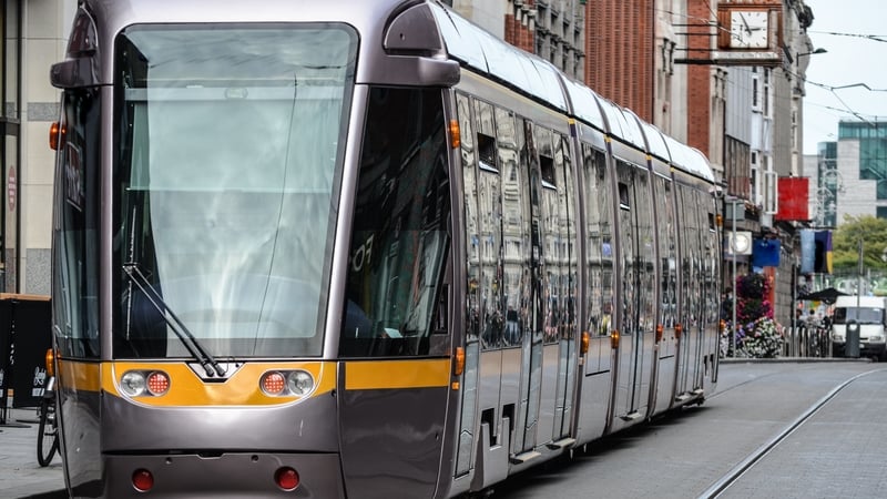 The man was charged with assault causing harm to Luas staff members at the tram stop on Lower Abbey Street