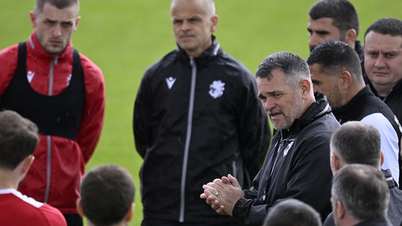 Willy Sagnol, who has been linked with the Republic of Ireland job, oversees training on Monday