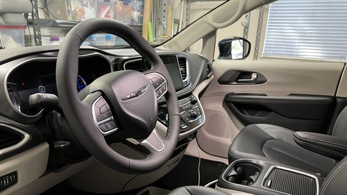 Interior of a Chrysler Pacifica