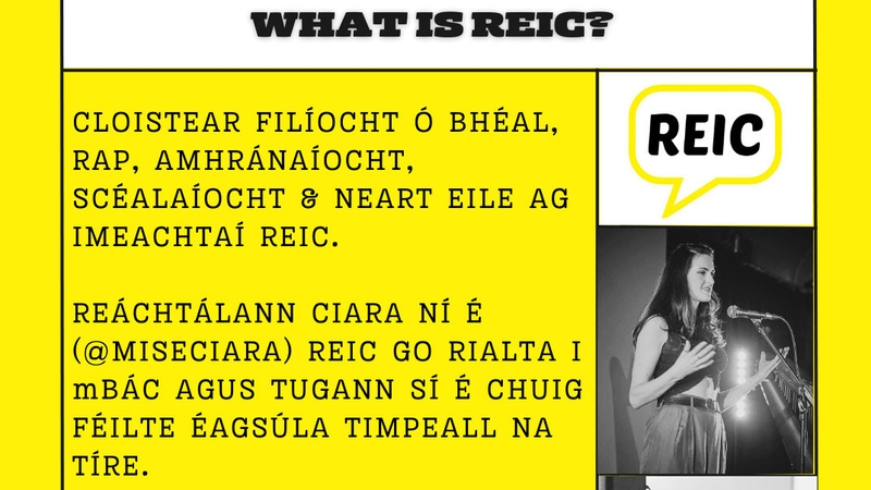 REIC. Club an Chonradh. Déardaoin 20 Meitheamh. 7.30i.n.