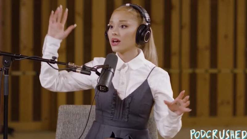 Ariana Grande - "I've always done this" Screengrab: Podcrushed