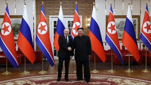 Kim Jong-un hailed a 'new era' in relations at talks with Vladimir Putin