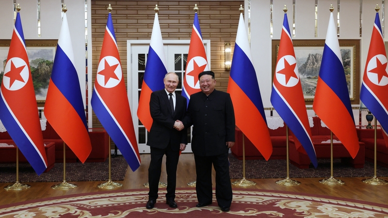 Kim Jong-un hailed a 'new era' in relations at talks with Vladimir Putin