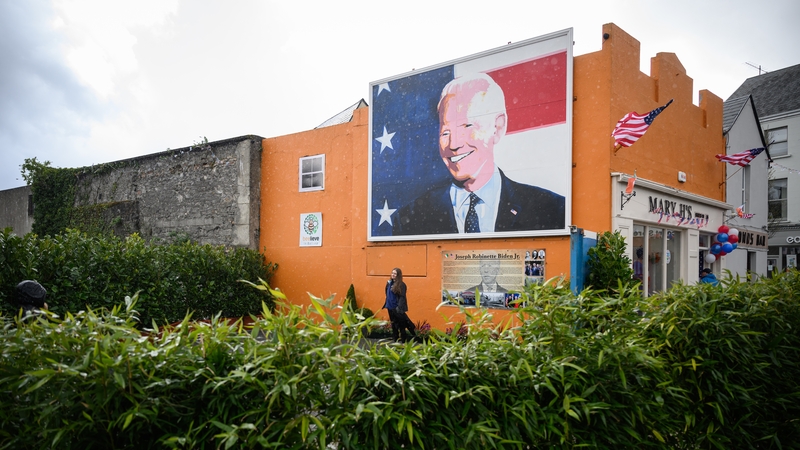 Ballina businessman Paul McGinty wants the mural of Joe Biden taken down