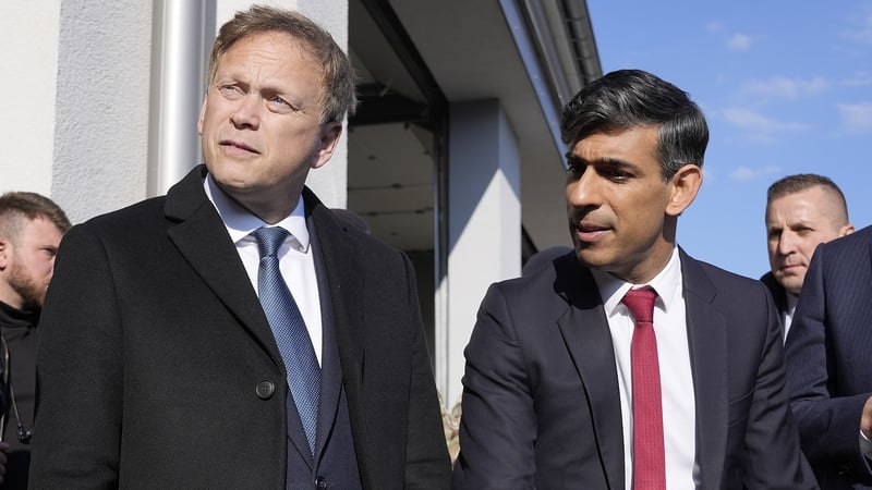 Welwyn Hatfield MP Grant Shapps pictured with UK Prime Minister Rishi Sunak