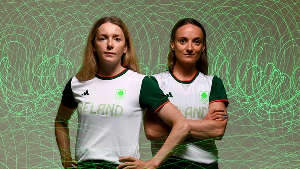 Aoife Casey (L) with Margaret Cremen