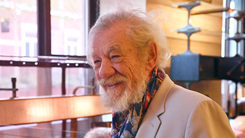 Ian McKellen is having physiotherapy while he takes a break from performing following the fall